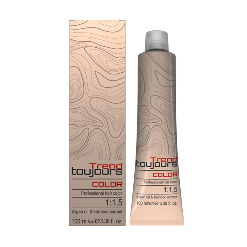 Перманентна фарба для волосся Trend Toujours Color Professional Hair Color 2.20 Very Dark Violet Brown, 100 мл